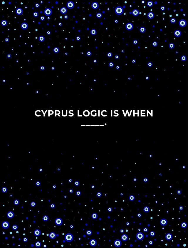 Black question card: Cyprus Logic is when ____.